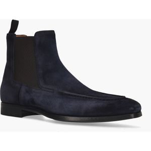Magnanni - 25474 - Chelseaboots - Donkerblauw - Suède - Leer