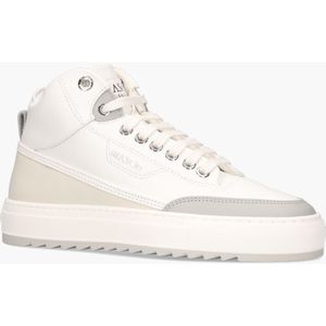 Mason Garments - Torino Mid 14A - Sneakers - Wit/Beige/Grijs - Kalfsleer