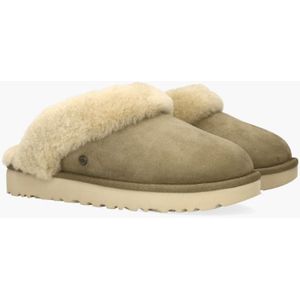 UGG - Classic Slipper II - Pantoffels - Groen - Suède - Sheepskin Voering