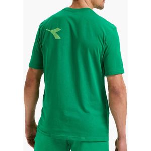 Diadora - T-Shirt SS Manifesto - Groen - 100% Katoen