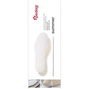 Pedag - Summer - Inlegzolen - Wit/Beige - Katoen
