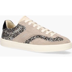 NUBIKK - Ray Owen - Sneakers - Taupe - Suède - Glitterdetails