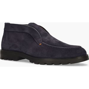 Santoni - 17823 - Loafers - Donkerblauw - Suède - Leer