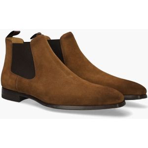 Magnanni - 20109 - Chelseaboots - Cognac - Suède - Rubberzool