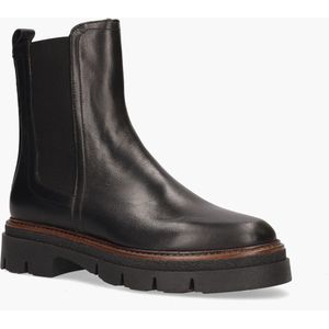 Miss Behave - Viola - Chelseaboots - Zwart - Leer