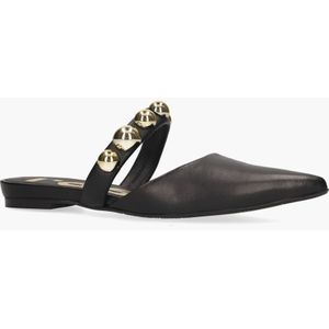 RAS - 8009 - Slippers - Zwart - Leer