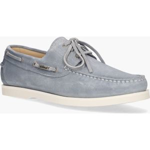 Van Bommel - Nava 01.00 - Veterschoenen - Lichtblauw - Suède