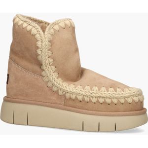 MOU - Eskimo 18 Bounce - Enkelboots - Taupe - Suède - Schapenwol
