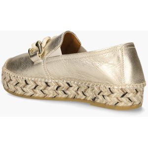 Viguera - 2041 - Damesloafers - Goud - Leer - Espadrille Plateauzool