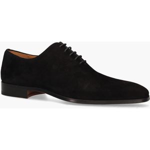 Magnanni - 13232 - Veterschoenen - Zwart - Suède - Leer