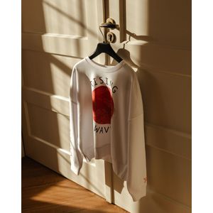 Aquila Rising Waves Wit sweater