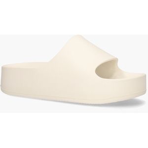 Steve Madden - Astro - Slippers - Off-White - Platformzool 4,5 cm