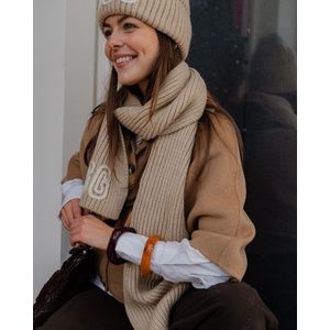 UGG - Chunky Crafted Rib - Sjaal - Bruin - Acrylmix