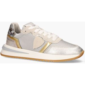 Philippe Model - Tropez 2.1 - Sneakers - Zilver/Goud - Leer/Mesh/Suède
