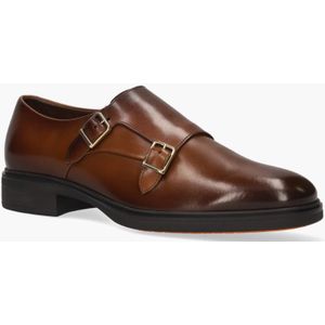 Santoni - 18949 - Gespschoenen - Cognac - Leer