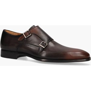 Magnanni - 23037 - Gespschoenen - Bruin/Grijs - Leder