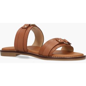 Gioia - Tosja - Damesslippers - Cognac - Leer