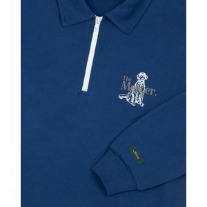 Mercer - The Mercer Dog - Sweater - Donkerblauw - Biologisch Katoen