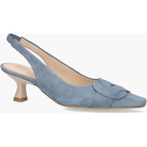 Zinda - 1835 - Slingbackpumps - Lichtblauw - Suède - Leer
