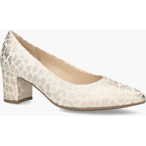Gabor - Pumps - Wit/Goud - Leer