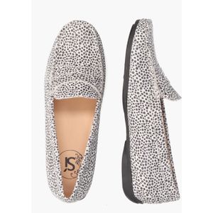 Di Lauro - Harmkje - Loafers - Wit/Zwart - Leer