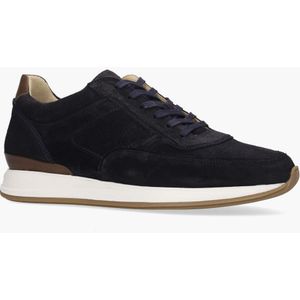 Van Bommel - Sneakers - Donkerblauw - Suède/Leren - G1/2 Wijdte
