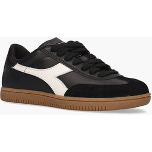 Diadora - Trainer 501.181246 - Sneakers - Zwart/Wit - Leer/Suède