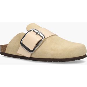 Cypres - Timna - Damesslippers - Lichtbeige - Suède - Anatomisch Voetbed