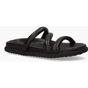VIA VAI - Candy Pop - Slippers - Zwart - Leer