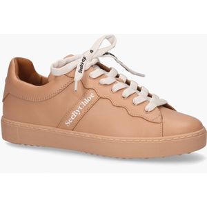 See By Chloé - Essie II - Sneakers - Nude - Glad Kalfsleer