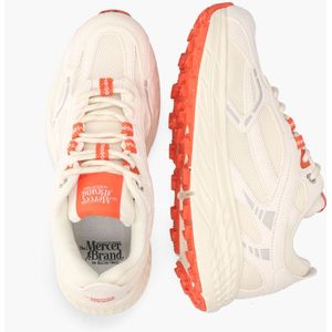 Mercer - Re-Run Max - Sneakers - Wit/Rood - Gerecycled Mesh en Suède