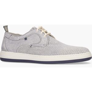 Floris Van Bommel - De Dijker 03.03 - Veterschoenen - Lichtblauw - Suède