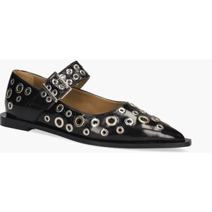 Toral - Cher - Pumps - Zwart - Lakleer - Zilverkleurige Studs