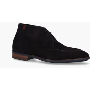 Floris Van Bommel - De Slimmer 03.02 - Veterboots - Donkerblauw - Suède