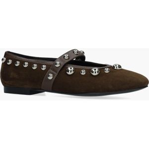 Bibi Lou - 717Z30VK - Ballerina - Donkerbruin - Suède