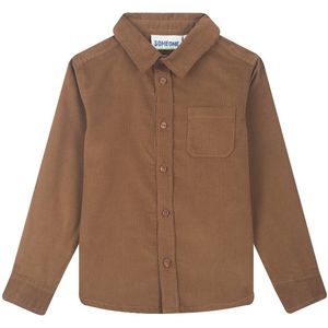 SOMEONE Hemden Cognac