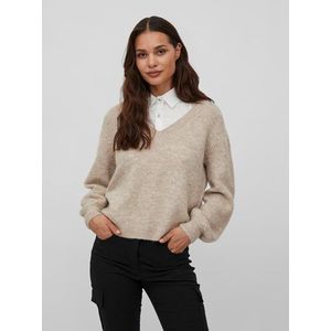 VILA Truien & sweaters Beige