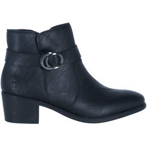 RIEKER Enkellaarsjes Zwart