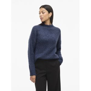 VILA - Trui - Blauw - Gebreide Truien