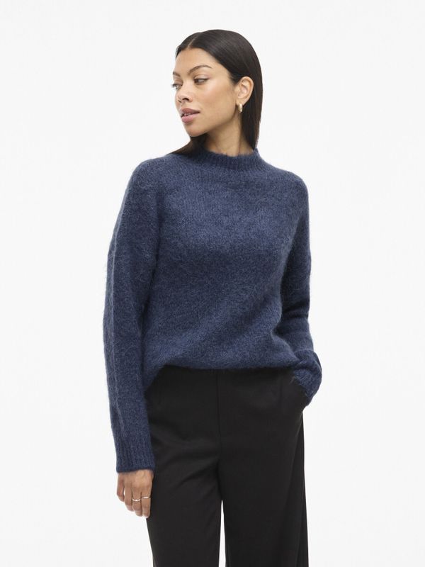 VILA - Trui - Blauw - Gebreide Truien