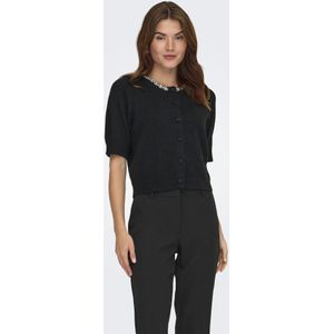 Jacqueline de Yong - Jdyalva Life - Cardigan - Zwart - Korte Mouwen