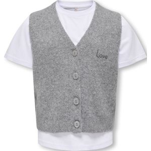 KIDS ONLY GIRL Gilet Grijs