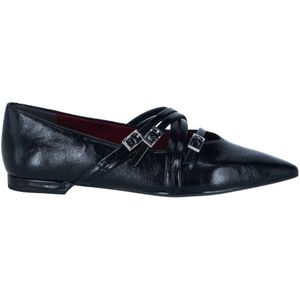 Ballerina - Effen - Imitatieleder - Glanzend - Platte Hak