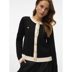 Vmoli - Gebreid Vest - O-hals - Lange Mouwen - Knoopsluiting - Regular Fit