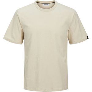 Jack&Jones - Jjfinny Tee Ss Crew Neck - T-shirt - Beige