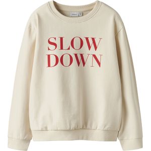 Sweatshirt - Regular Fit - Geborstelde Sweatstof - Lange Mouwen