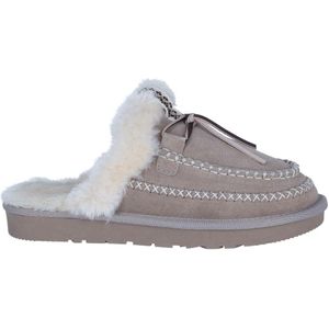 DOUBLE HEART Pantoffels Beige