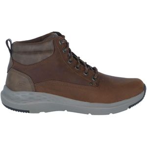 Skechers - Relaxed Fit Parson - Veterboots - Zwart - Comfortabel met Air-Cooled Memory Foam