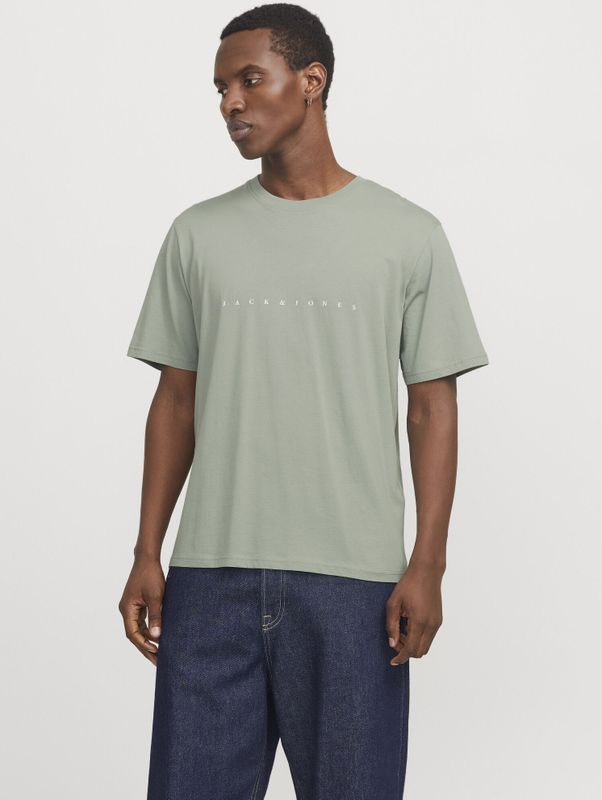 JACK JONES JJESTAR JJ TEE SS NOOS Heren T-shirt - Iceberg Green