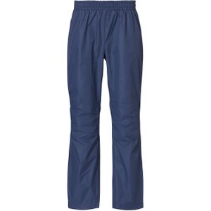 Regenbroek - Dames - Donkerblauw - XL - NOMAD - Regenwerend - Waterkolom 10 000mm - Ademend Vermogen - Elastische Tailleband - Reflecterende Details